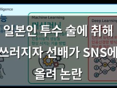 일본인 투수 술에 취해 쓰러지자 선배가 SNS에 올려 논란