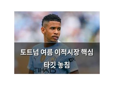 토트넘 여름 이적시장 핵심 타깃 놓침