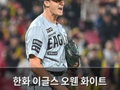 한화 이글스 오웬 화이트 부상으로 불펜 재정비