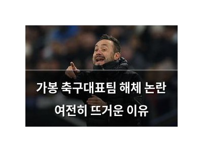 가봉 축구대표팀 해체 논란 여전히 뜨거운 이유