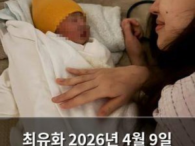 최유화 2026년 4월 9일 탄생 소식 공개
