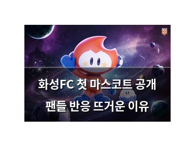 화성FC 첫 마스코트 공개 팬들 반응 뜨거운 이유