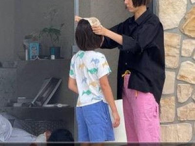 김나영 자녀들과 펜션 여행에 나서 화제