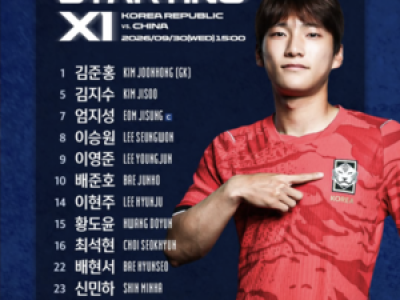 이민성 감독 중국전에서 엄지성 주장을 내세워 결승 진출 노려